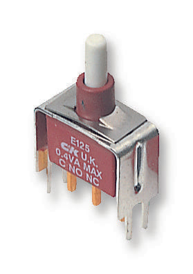 E125SD1V3BE SWITCH, SPDT, VERT C&K COMPONENTS