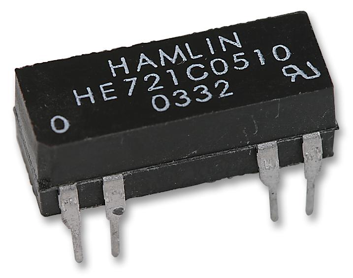 HE721C0510 RELAY, REED, SPDT, 175V, 0.25A, THT HAMLIN