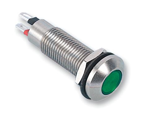 524-532-22 LED INDICATOR, 24VDC, GREEN MARL