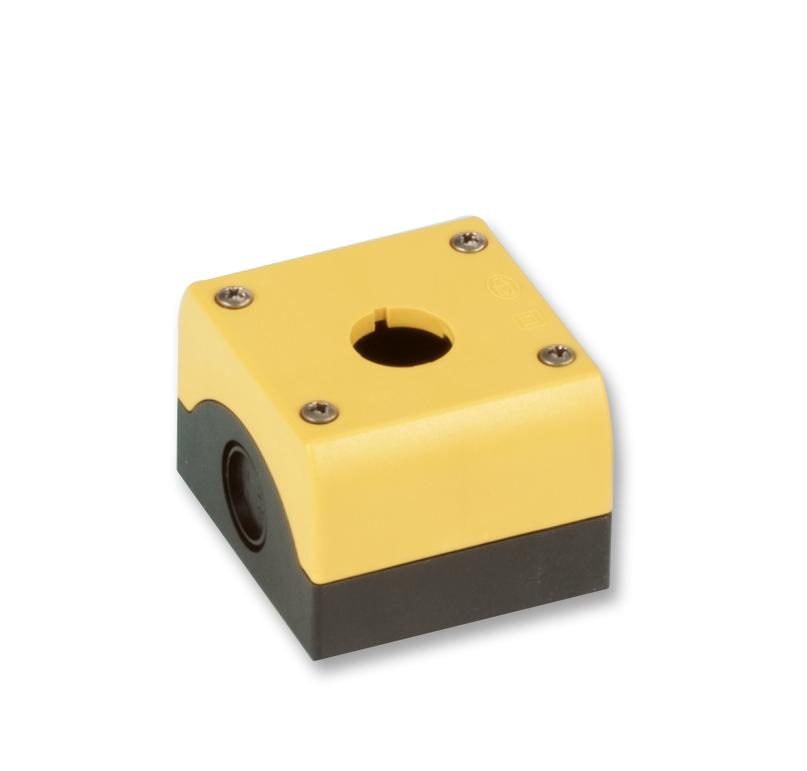 M22-IY1 ENCLOSURE, 1GANG, YELLOW, FOR EM PB EATON MOELLER