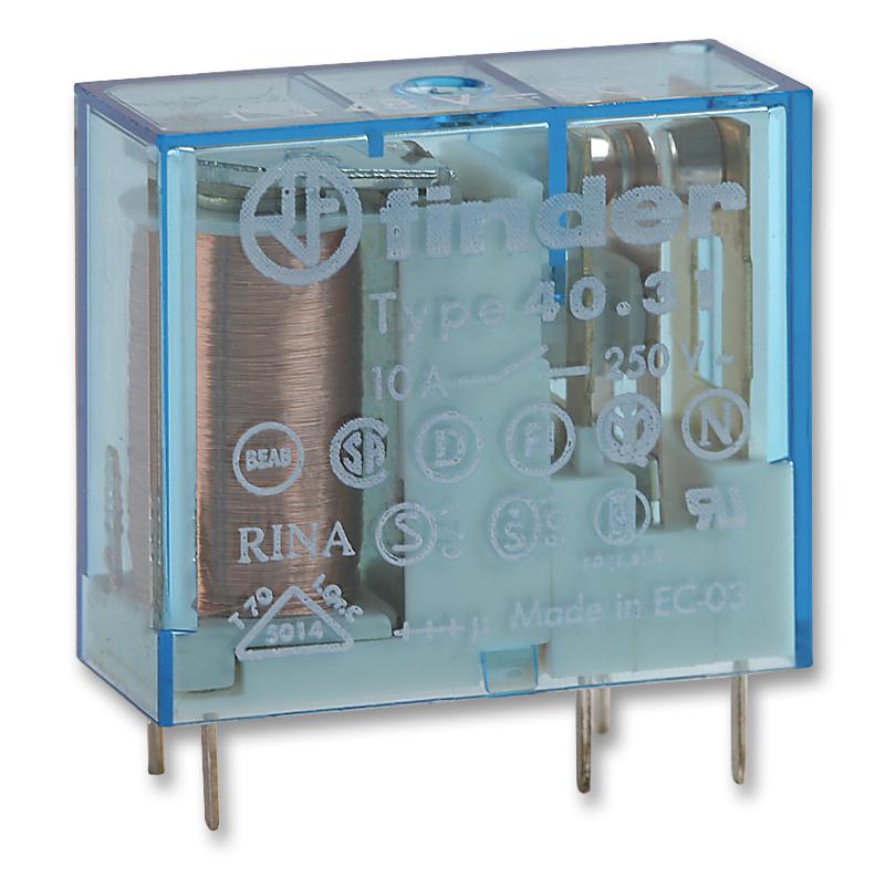 40.31.9.048.0000 RELAY, SPDT, 48VDC, 10A FINDER