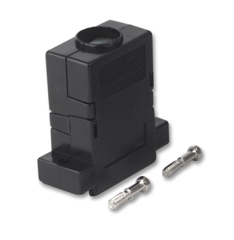 MHCCOV-15SN-BK BACKSHELL, D, BLACK, 15WAY MH CONNECTORS
