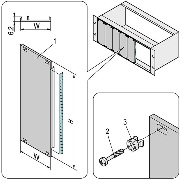 20848-484 PANEL, ALU, SHIELDED, 3U, 84HP NVENT SCHROFF