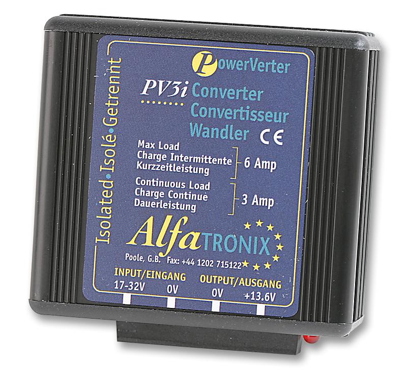 PV3I CONVERTER, DC TO DC, 12V, 36W ALFATRONIX