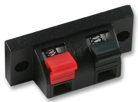 PS000176 AUDIO CONN, JACK, 2POS, PANEL, BLK/RED MULTICOMP PRO
