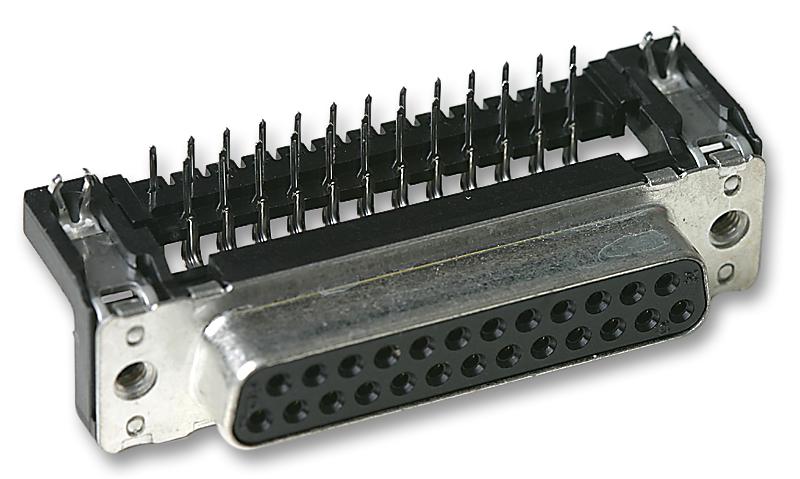 09 66 352 7611 SOCKET, D, PCB, R/A, 25WAY HARTING