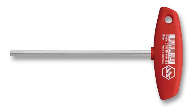334-3L DRIVER, LONG T HANDLE, HEXAGON, 3MM WIHA