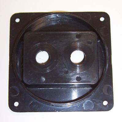 M1500 CONNECTOR DISH DOUBLE BLK-ABS PENN ELCOM