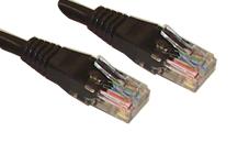 PS11201 PATCH CORD, RJ45 PLUG, CAT6, 10M, BLACK PRO SIGNAL