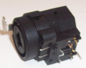 NCJ6FI-H SOCKET, XLR-1/4"JACK, R/A NEUTRIK