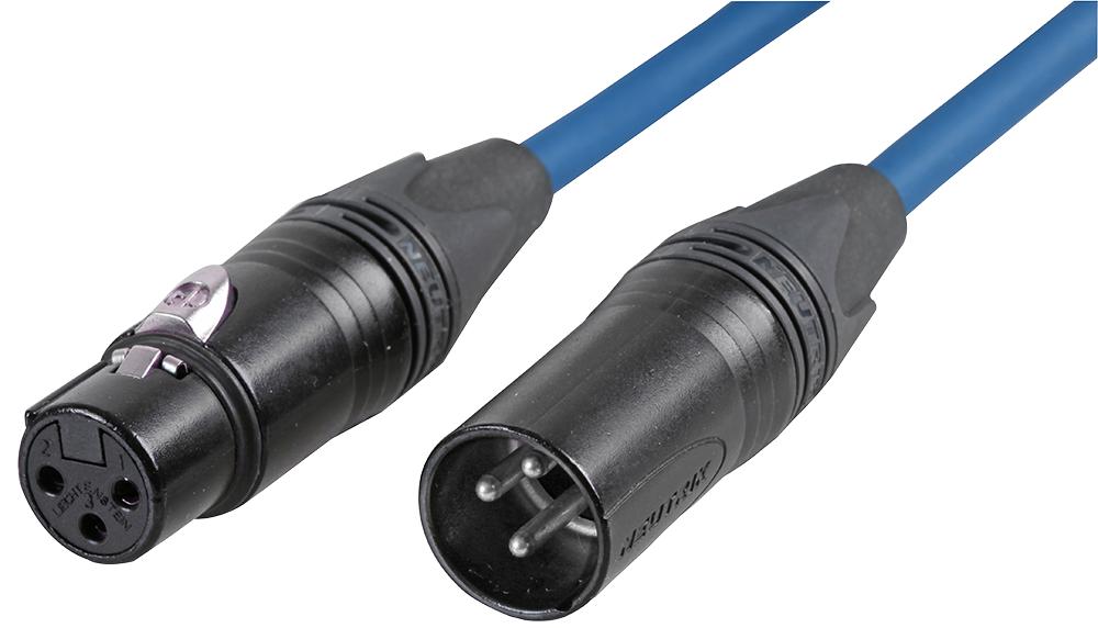 CABLE 5M BLUE LEAD, XLR PLG-SKT, BLUE, 5M NEUTRIK