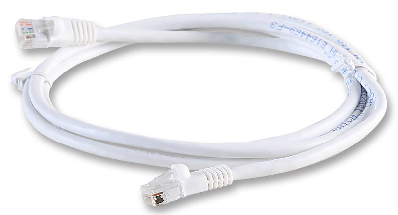 2965-20W PATCH LEAD, CAT5E, WHITE, 20M VIDEK
