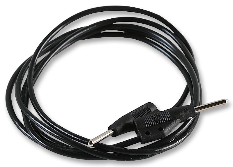 973596100 TEST LEAD, BLK, 1M, 60V, 6A HIRSCHMANN TEST AND MEASUREMENT