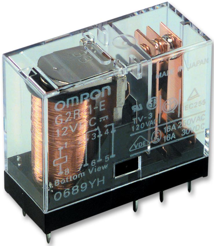 G2R-24 DC5 RELAY, DPDT, SEALED, 5A, 5VDC OMRON