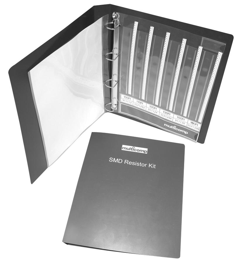 MC0402WGFE024KIT RESISTOR KIT, 10 TO 910K, 0402 MULTICOMP PRO