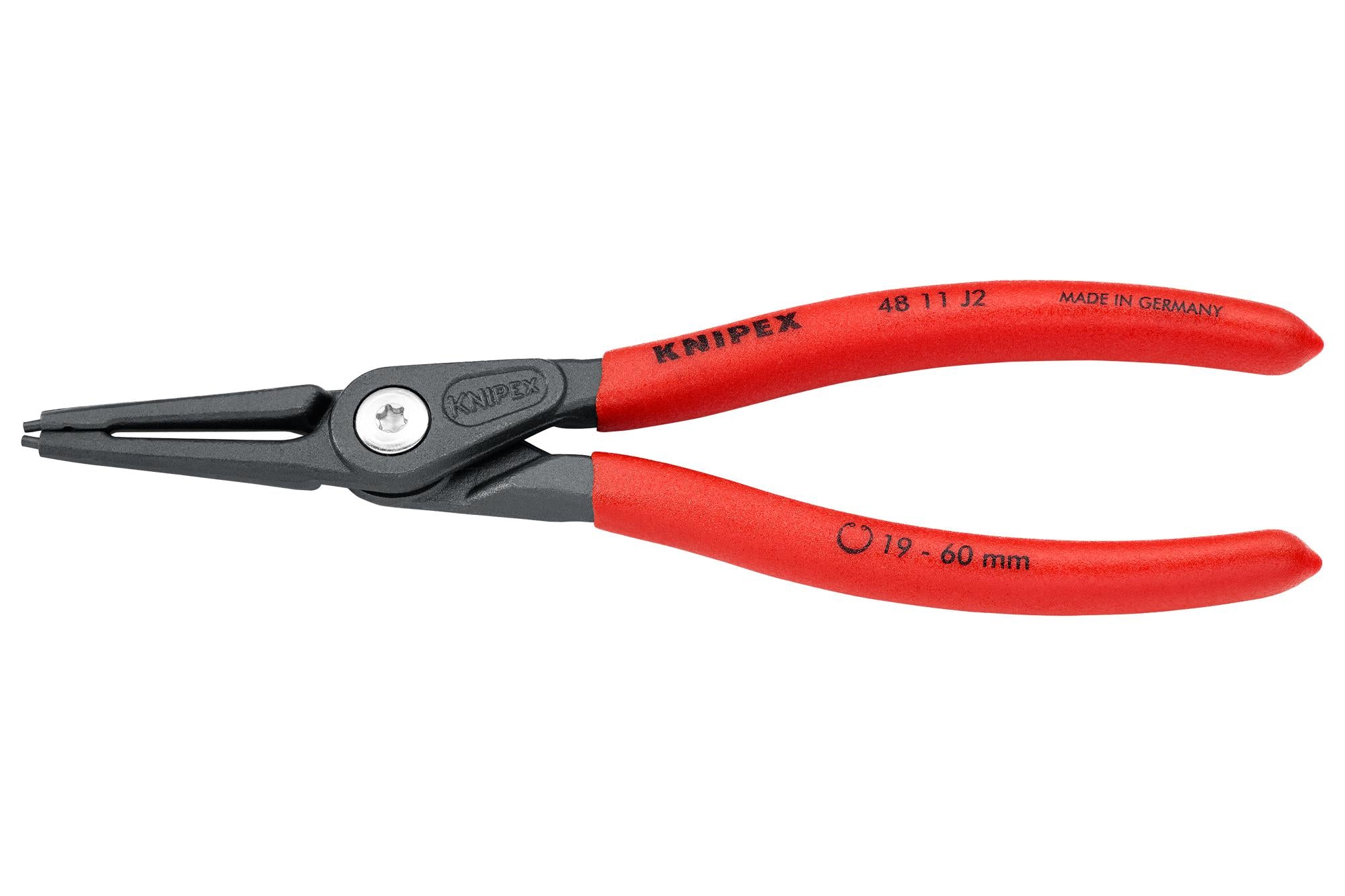 48 11 J1 CIRCLIP PLIER, INT, STRAIGHT KNIPEX
