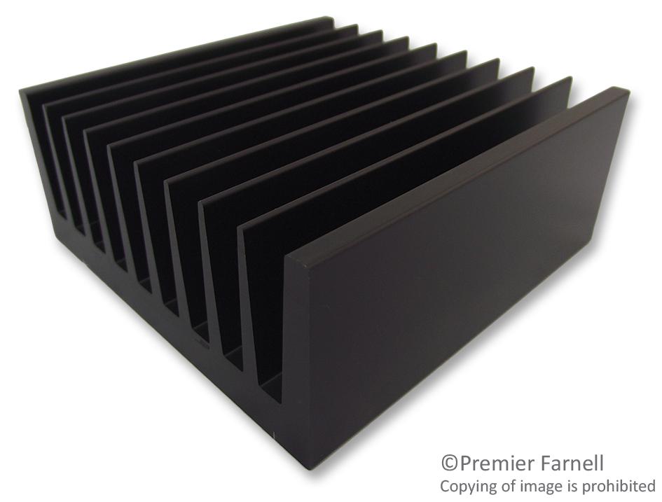 SK 92/100 SA HEAT SINK, 100MM, 1.4°C/W FISCHER ELEKTRONIK