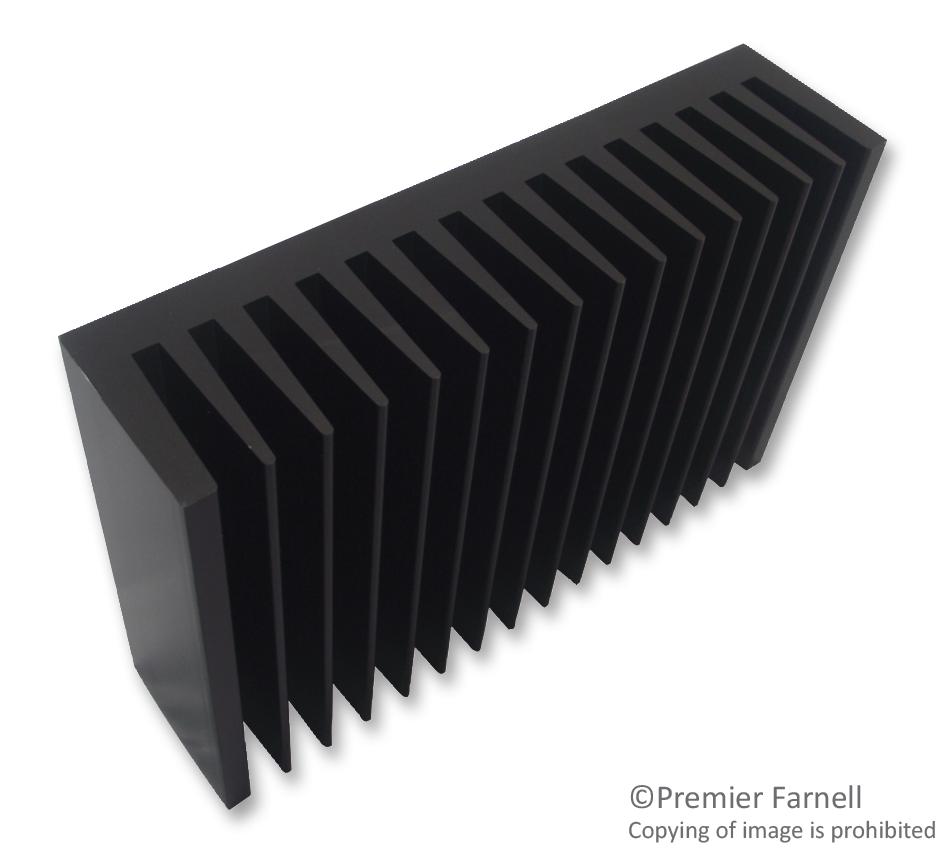 SK 85/100 SA HEAT SINK, 100MM, 0.9°C/W FISCHER ELEKTRONIK