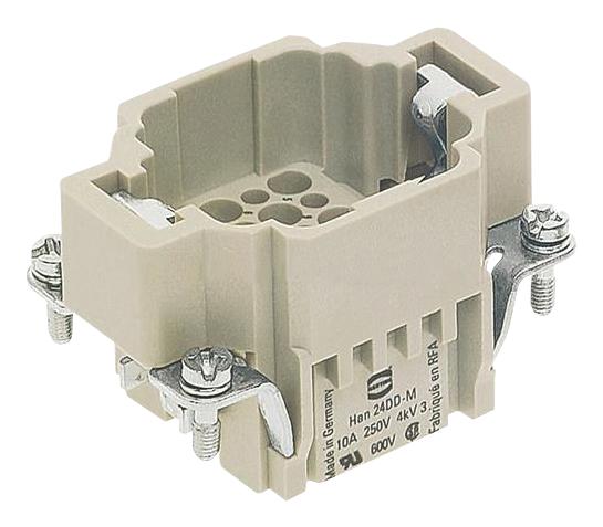 0916 024 3001 INSERT, MALE, HAN24DD, CRIMP HARTING