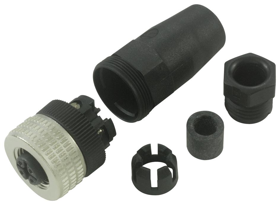 ELKA 4012 PG7 SOCKET, FREE, M12, 4WAY HIRSCHMANN