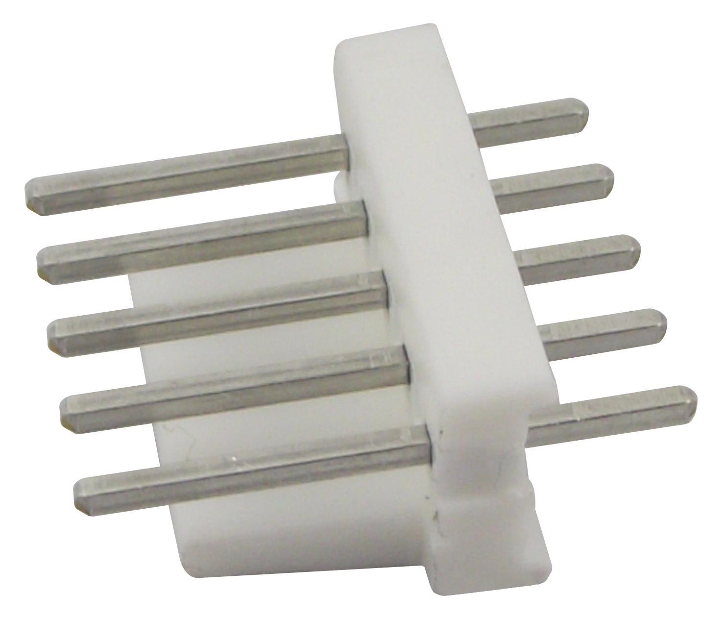640454-5 HEADER, VERTICAL, 0.1", 5WAY AMP - TE CONNECTIVITY