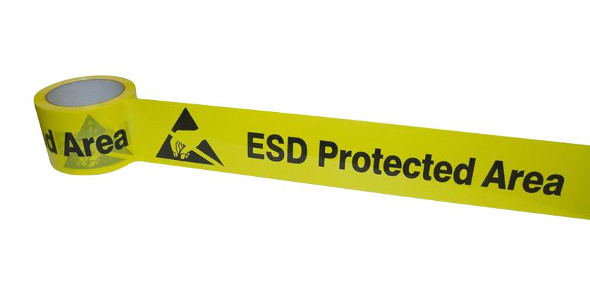 210300 TAPE, ESD, WARNING, 75MM DESCO EUROPE (FORMERLY VERMASON)