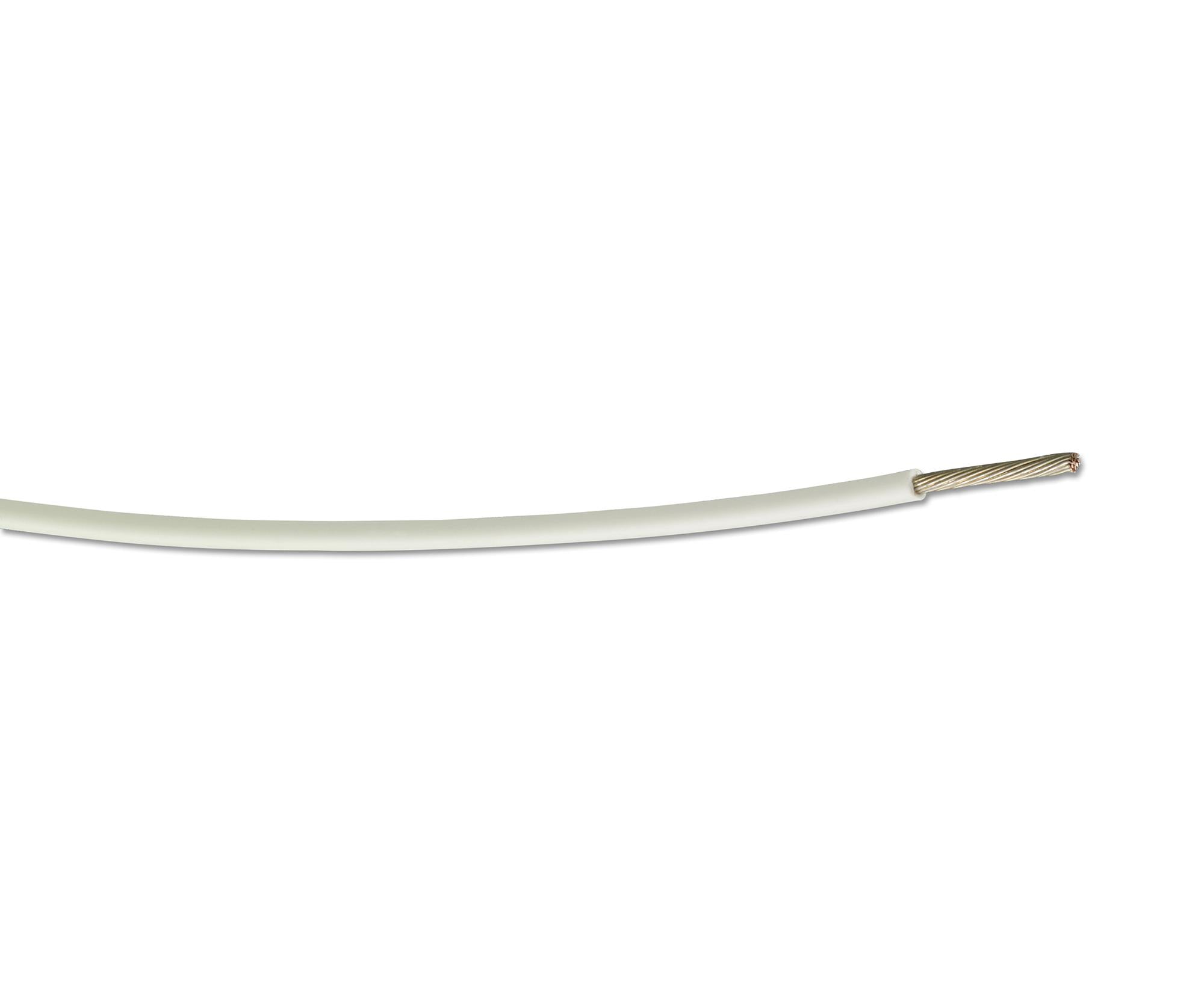 FLDWC0311-0.50-9 WIRE, WHITE, 0.5MM, 100M RAYCHEM - TE CONNECTIVITY