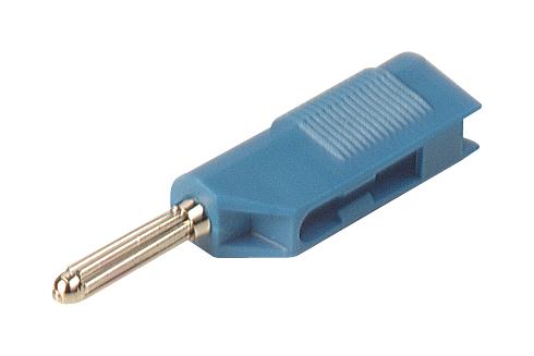 930729102 BSB20K BLUE 4MM PLUG STACKABLE PK5 HIRSCHMANN TEST AND MEASUREMENT