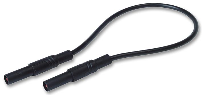 934077100 TEST LEAD, BLK, 2M, 1KV, 32A HIRSCHMANN TEST AND MEASUREMENT
