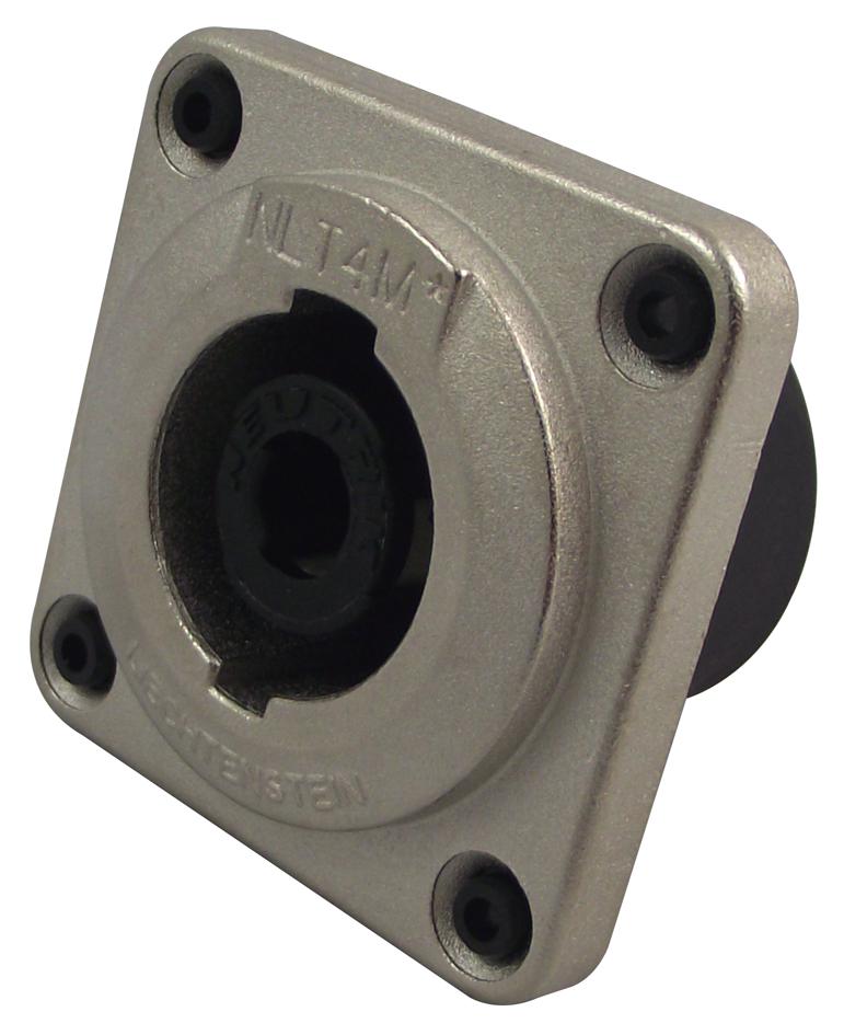 NLT4MDV SOCKET, SPEAKON, MALE, 4POLE NEUTRIK