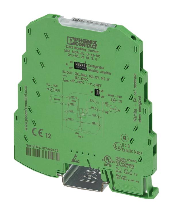 2864150. 3-WAY ISOLATING AMPLIFIER PHOENIX CONTACT