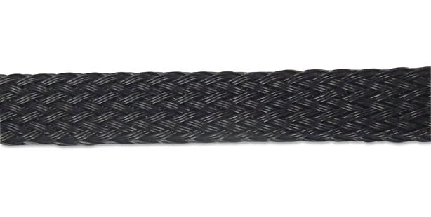 PP-06-0 SLEEVING, BRAID, BLACK, 100M PRO POWER