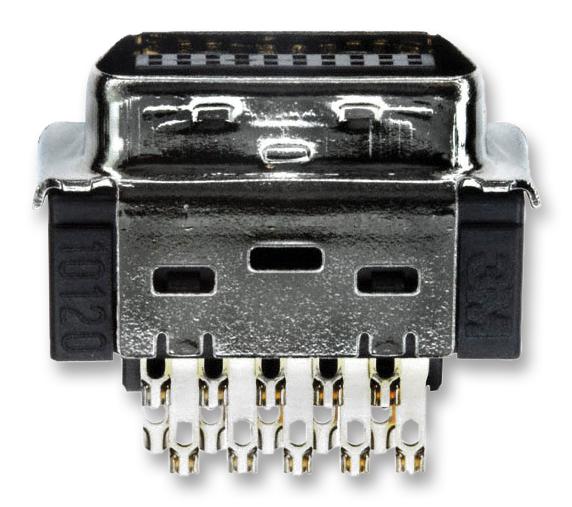 JE150429981 CONNECTOR, MICRO D, PLUG, RIBBON, 20WAY 3M