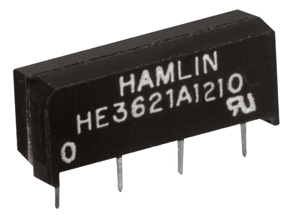HE3621A1210 RELAY, REED, SPST-NO, 200V, 0.5A, THT HAMLIN