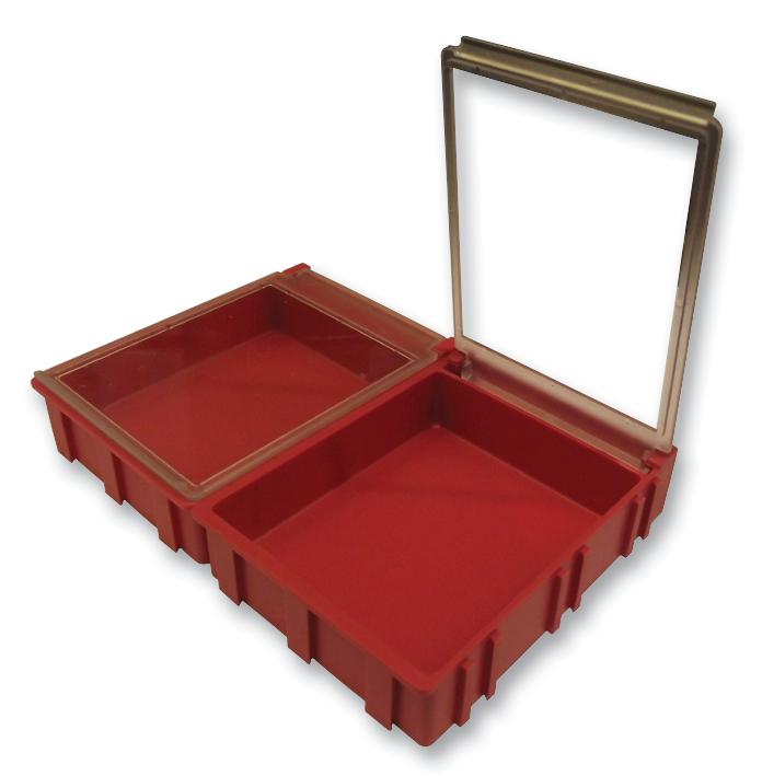 SMD-BOX N4-2-3-6-1 BOX, SMD, 68X57X15MM, B=RED, L=TRANSP LICEFA