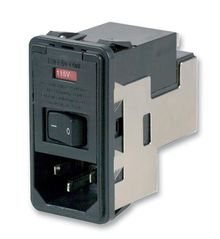 PS0SSDS6A FILTER, INLET, IEC, 6A CORCOM - TE CONNECTIVITY