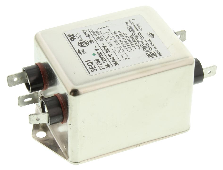 3EQ1 FILTER, 3A, 1 PHASE CORCOM - TE CONNECTIVITY