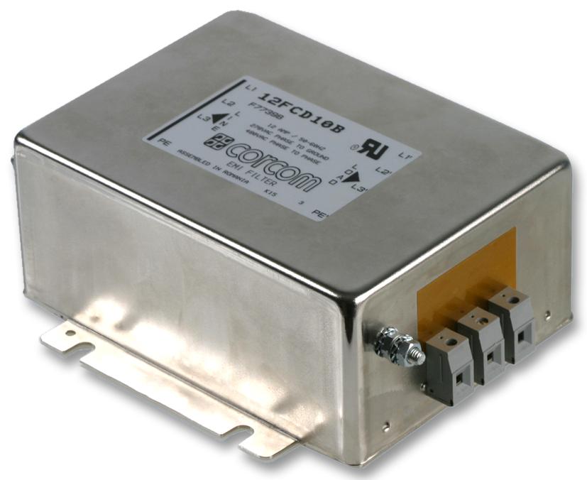 36FCD10B FILTER, 36A, 3 PHASE CORCOM - TE CONNECTIVITY