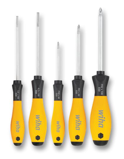 302ESD HK5 01 SCREWDRIVER SET, ESD, SL/PH WIHA