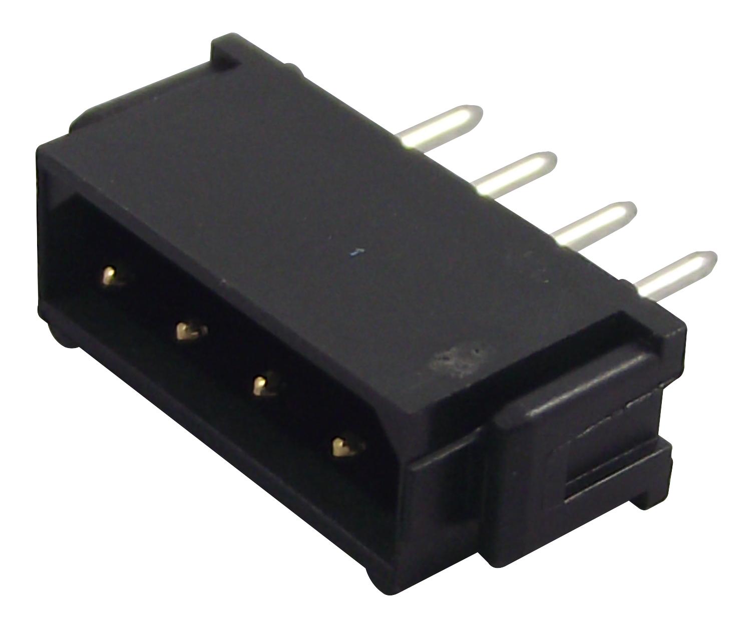 M80-8520442 PLUG, VERTICAL, 1ROW, 4WAY HARWIN