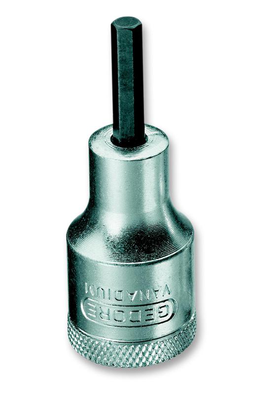 IN 19 4 SOCKET DRIVER, 1/2"DRV, HEXAGON, 4MM GEDORE