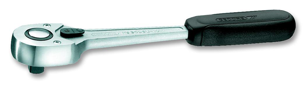 3093 U-10 RATCHET, REVERSIBLE, 3/8" GEDORE