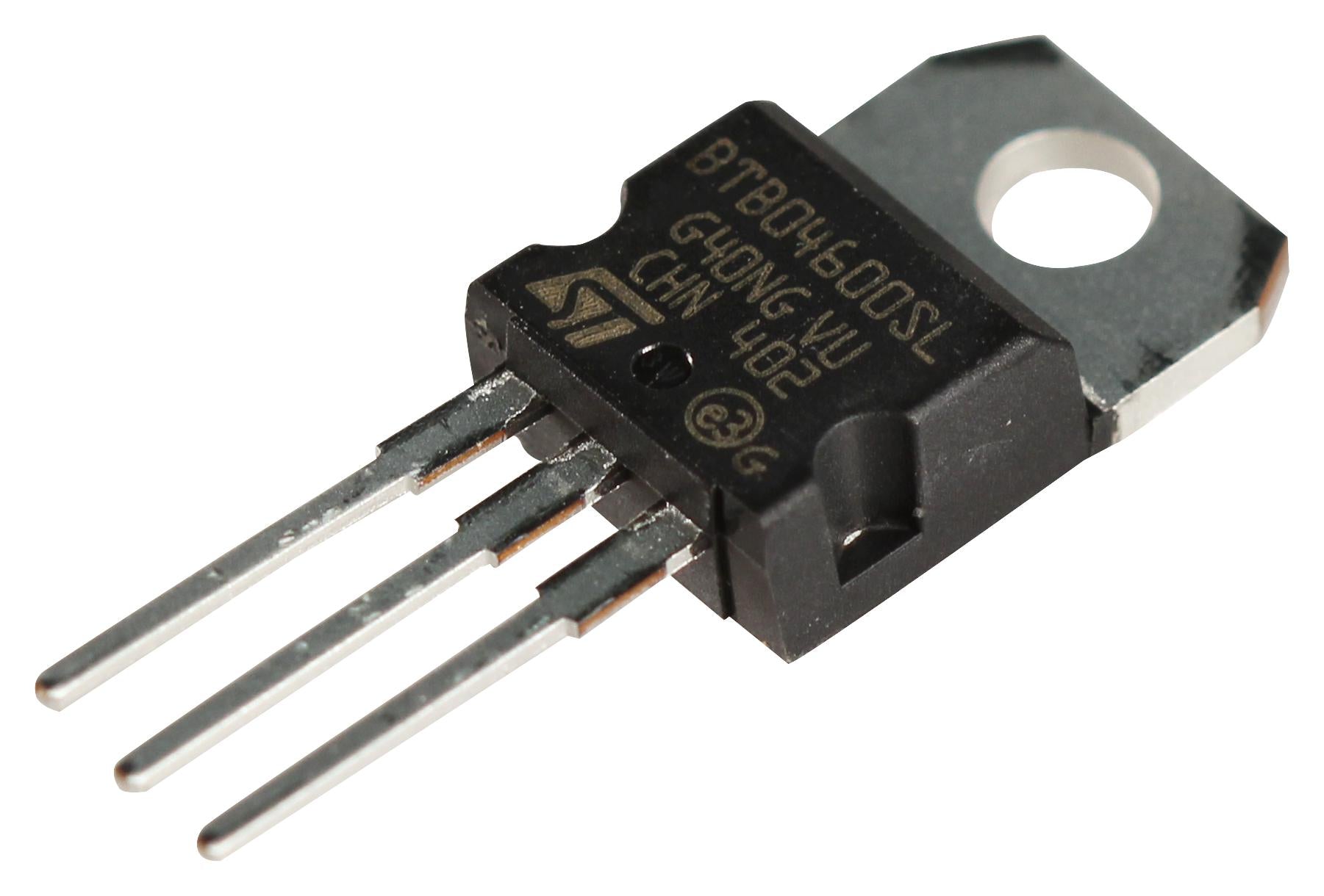 BTB04-600SL TRIAC, 4A, 600V, TO-220AB STMICROELECTRONICS