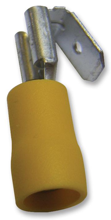 PBDD5-250 CRIMP TERMINAL, PIGGY BACK, YELLOW,PK100 MULTICOMP PRO
