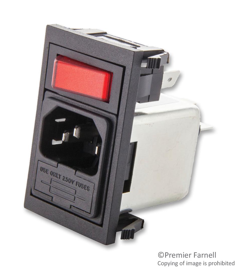 BZV01/A0620/02 FILTER, INLET, IEC, 6A, SPST BULGIN LIMITED