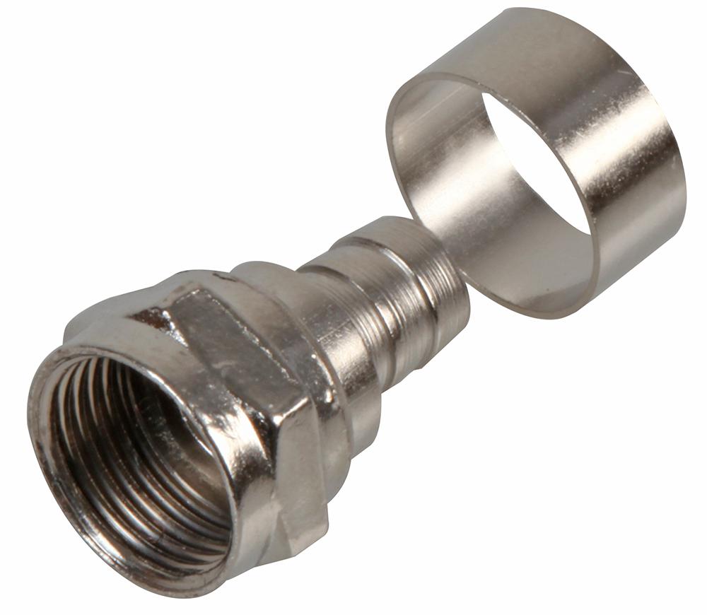 JR6201 F TYPE PLUG, RG6, CRIMP TYPE PRO SIGNAL