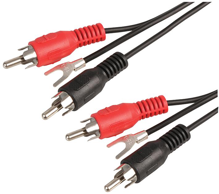 CBBR0659 TWO PHONO PLG TO TWO PHONO PLG ELECTROVISION