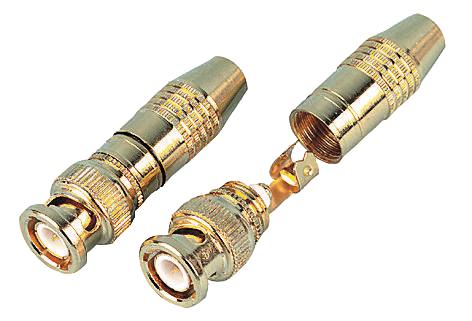 PSG02030 BNC PLUG, GOLD PRO SIGNAL