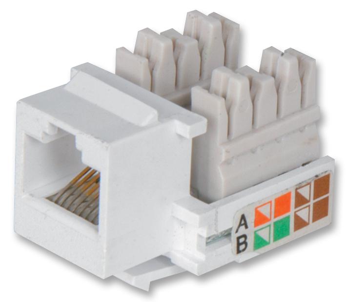 AV17673 CAT5 RJ-45 SOCKET, KEYSTONE AV:LINK