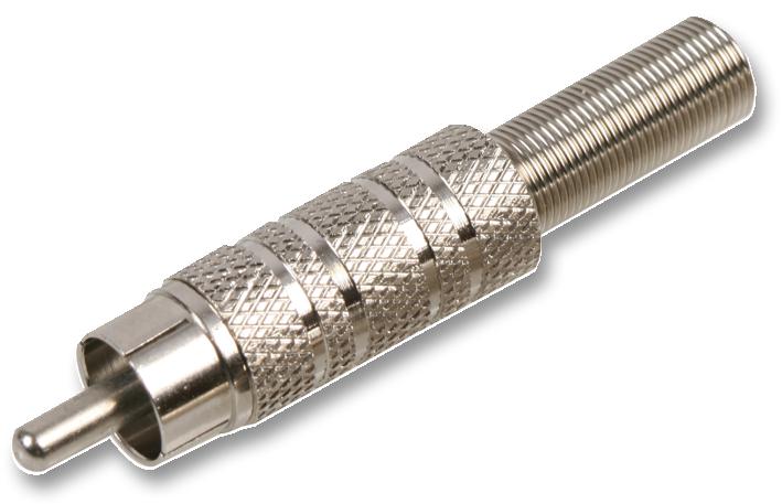 PSG03461 PHONO PLUG, NICKEL PLATED, 6MM PRO SIGNAL